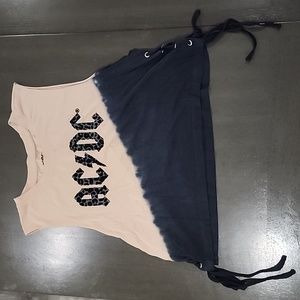 ACDC Crop tank top.